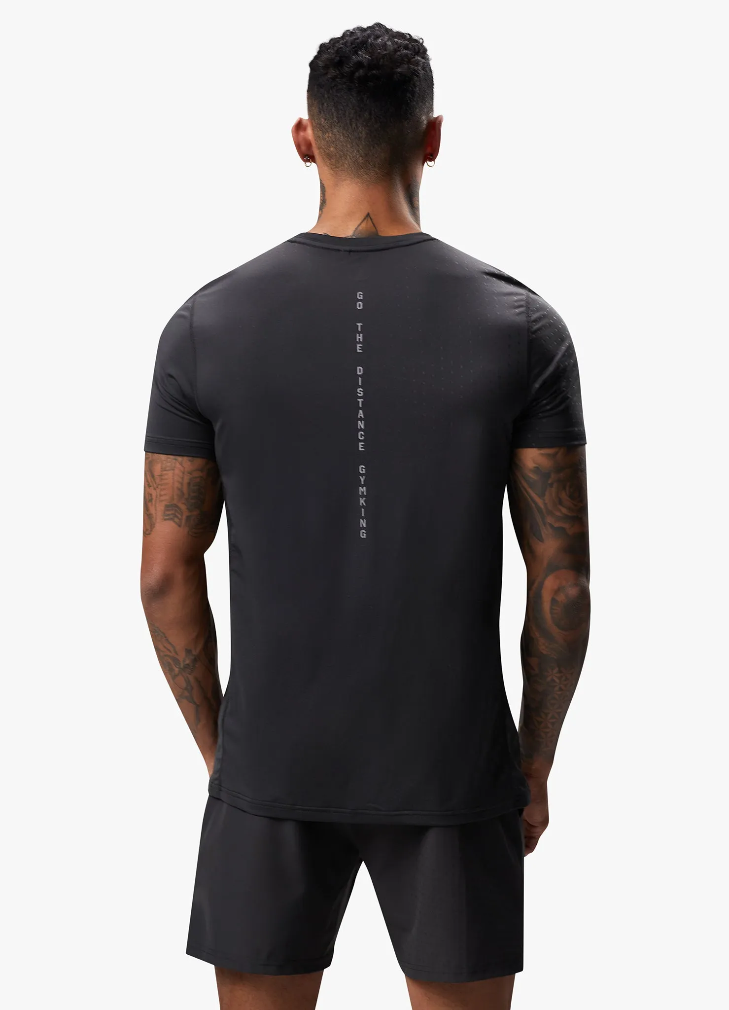 Gym King Distance Tee - Dark Pewter sold by The Gym King product image thumbnail 5