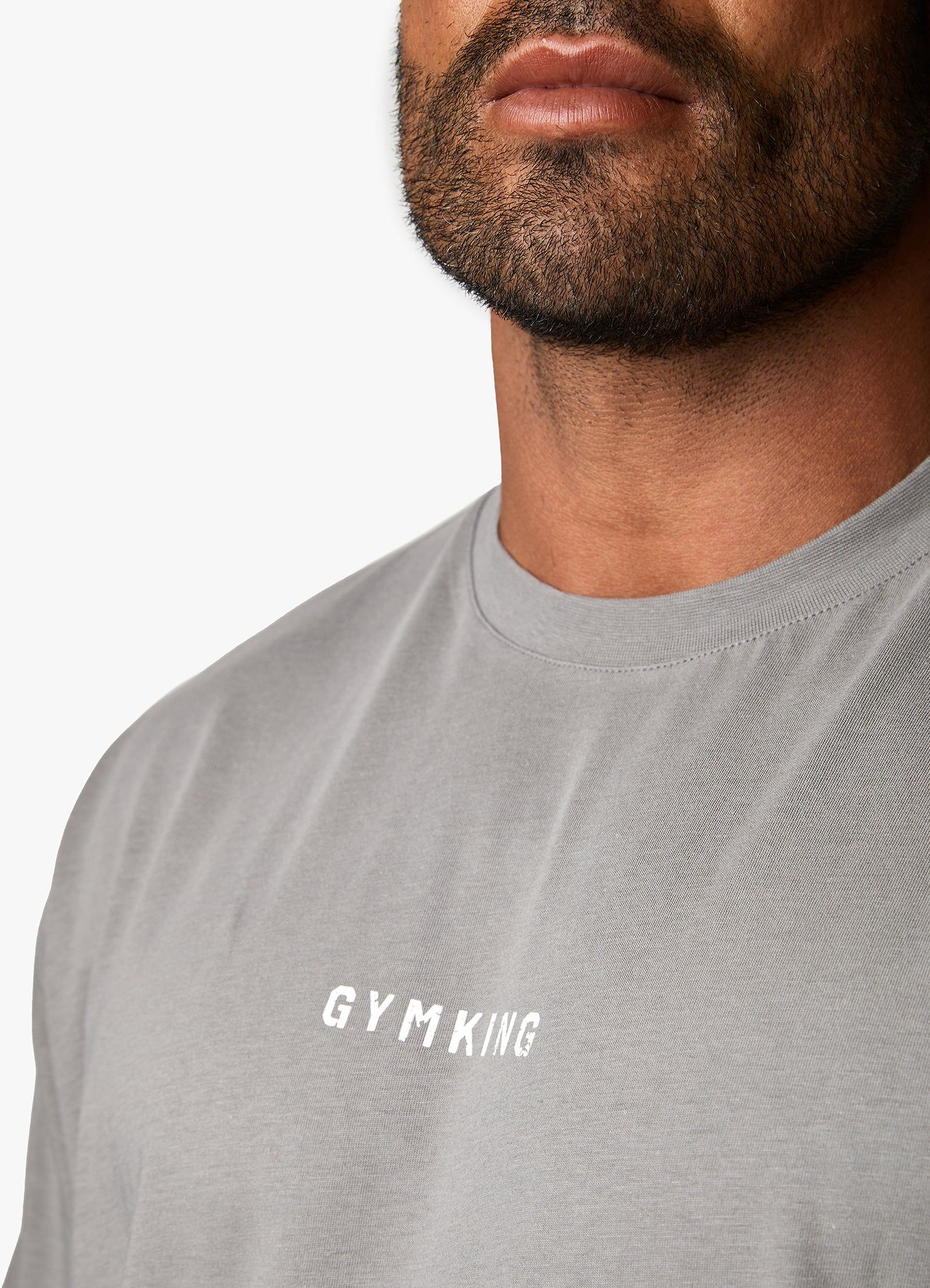 Gym King Training Division Tee - Grey/White sold by The Gym King product image thumbnail 5