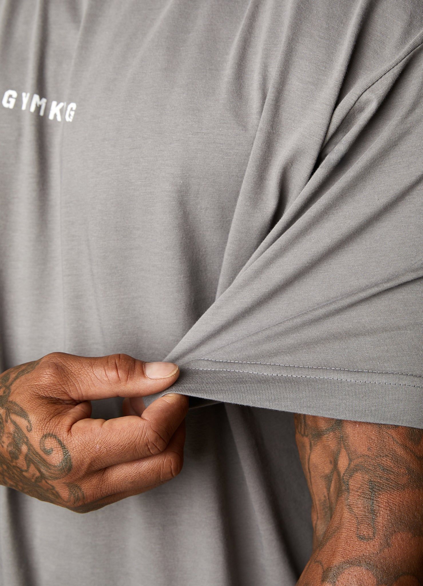 Gym King Training Division Tee - Grey/White sold by The Gym King product image thumbnail 6