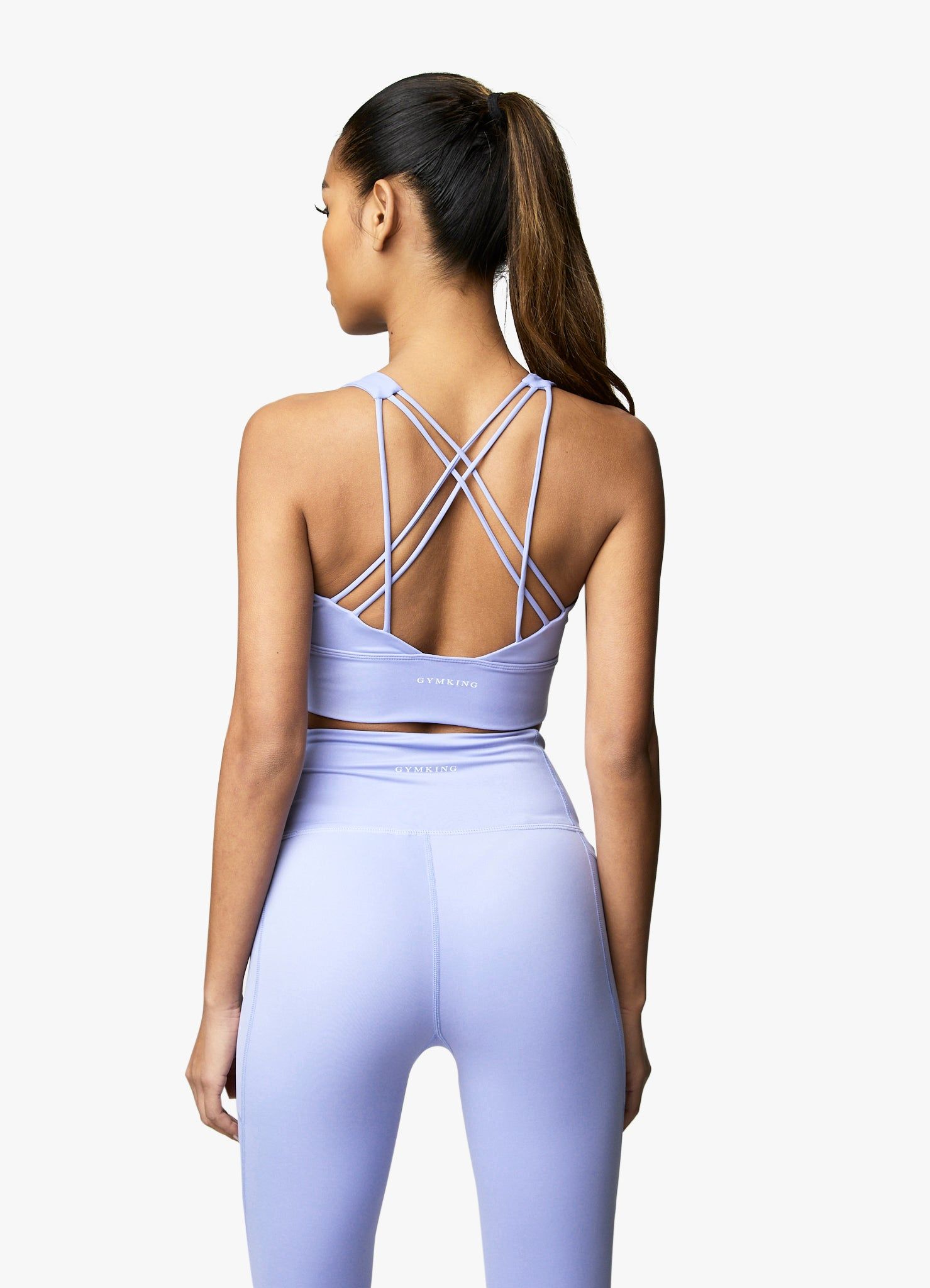 Gym King Dominate Sports Bra - Lilac Orchid sold by The Gym King product image thumbnail 3