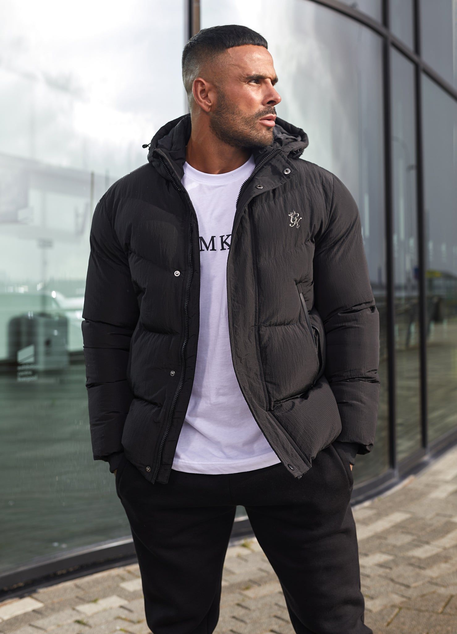 Gym King Covert Puffer Jacket - Black sold by The Gym King product image thumbnail 4