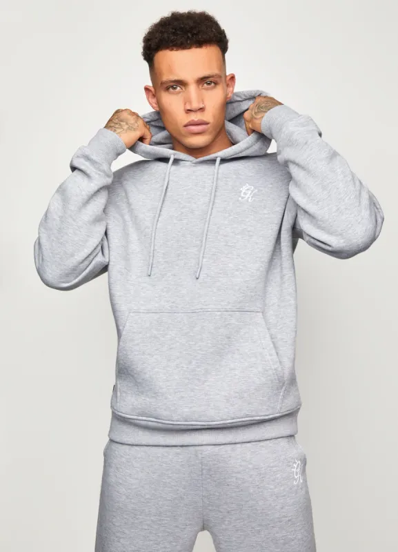 Gym King Fundamental Oversized Fleece Hood - Grey Marl sold by The Gym King