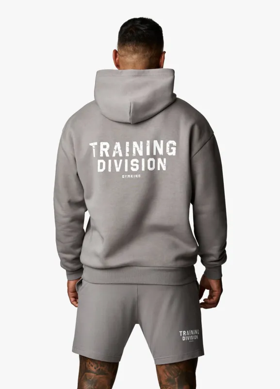 Gym King Training Division Hood - Grey/White sold by The Gym King