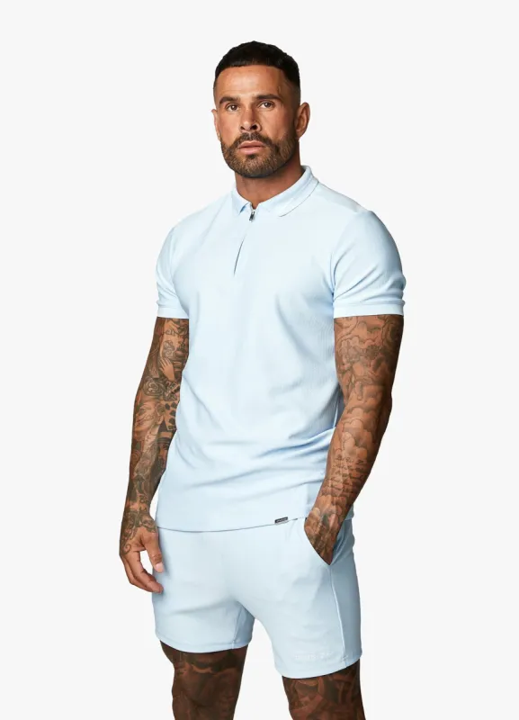 Gym King Signature Embroidered Polo - Tranquil Blue sold by The Gym King