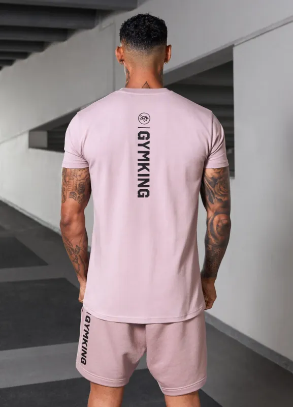 Gym King Aventus Tee - Dusky Mauve sold by The Gym King