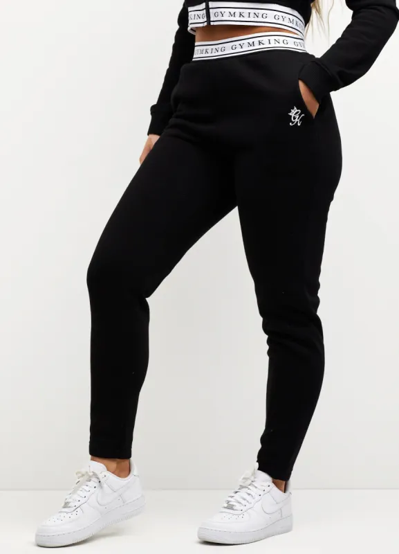 Gym King Taped Jogger - Black sold by The Gym King