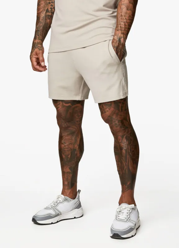 Gym King Signature Taped Short - Sand sold by The Gym King