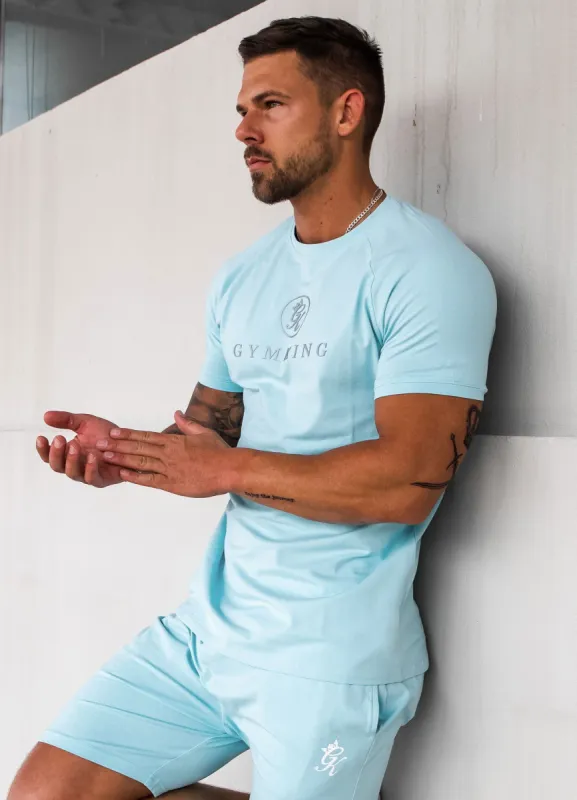 Gym King Pro Jersey Tee - Aqua Sky sold by The Gym King