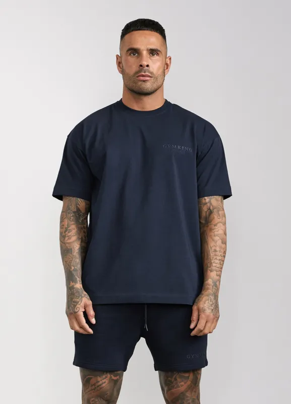 Gym King Est. Legacy Tee - Navy sold by The Gym King