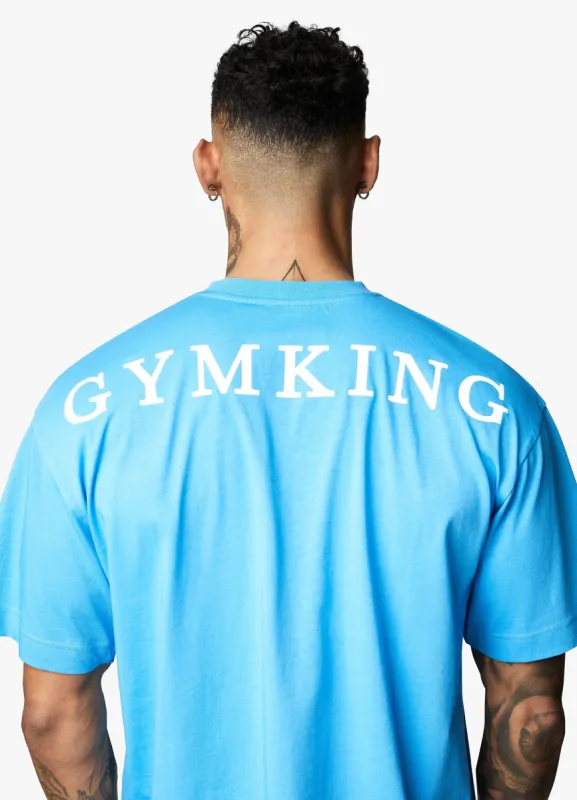 Gym King Linear Arch Tee - Malibu Blue sold by The Gym King