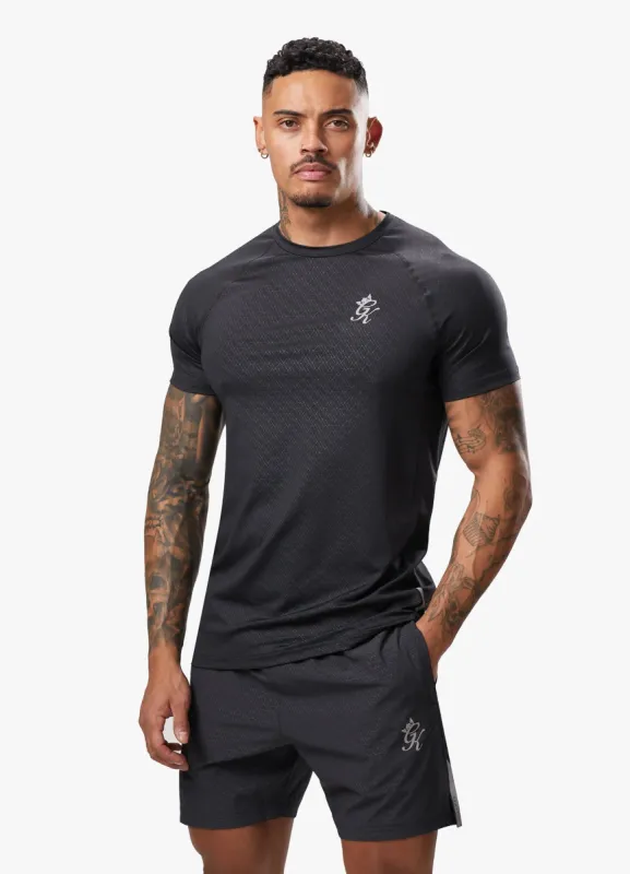 Gym King Debossed Energy Tee - Pewter sold by The Gym King