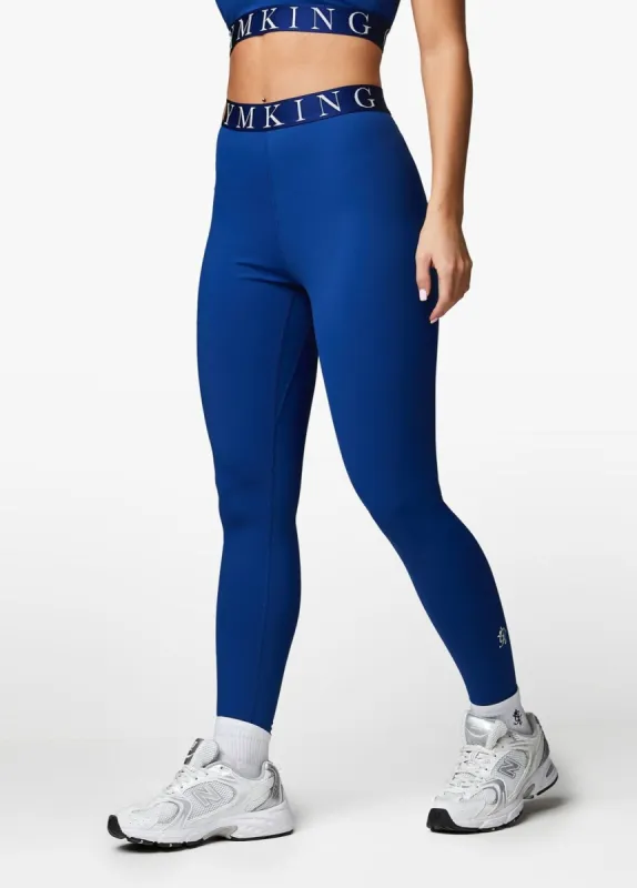 Gym King Impact Legging - Galaxy Blue/Blue Steel sold by The Gym King