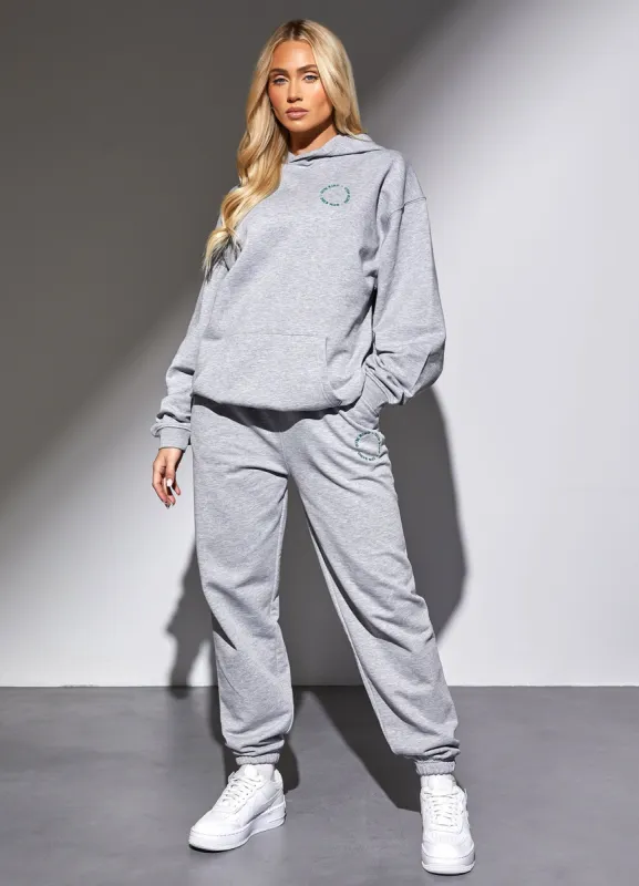 Gym King Recharge Hood Tracksuit - Light Grey Marl sold by The Gym King