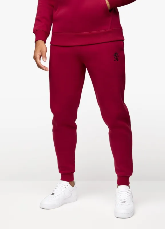 Gym King Fundamental Fleece Jogger - Rhubarb Red sold by The Gym King