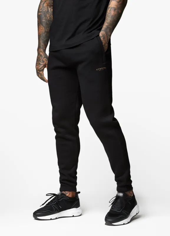 Gym King Limited Edition Established Jogger - Black/Gold sold by The Gym King