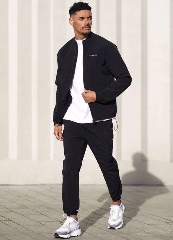 Gym King Utility Woven Tracksuit - Black sold by The Gym King