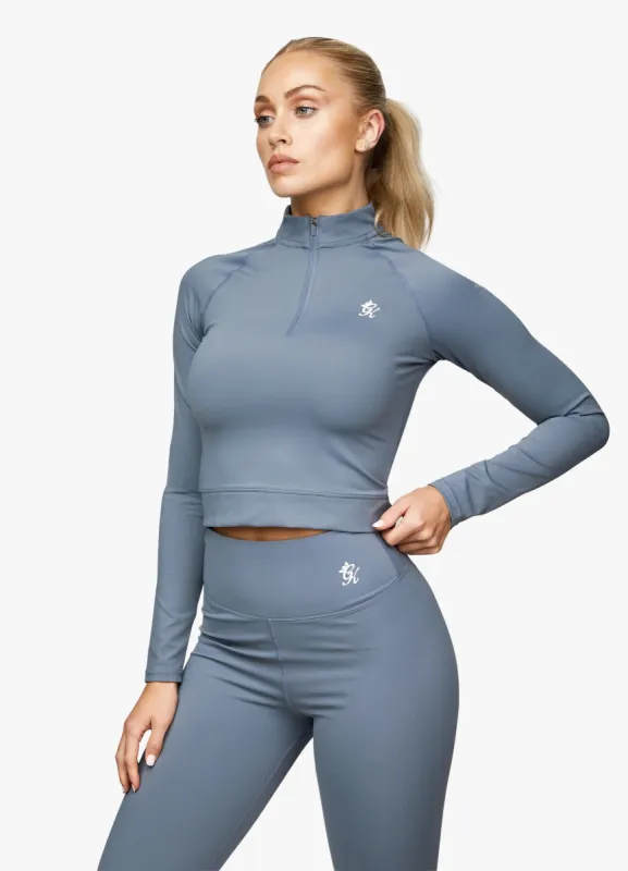 Gym King Sport 365 Ls 1/4 Zip - Denim sold by The Gym King