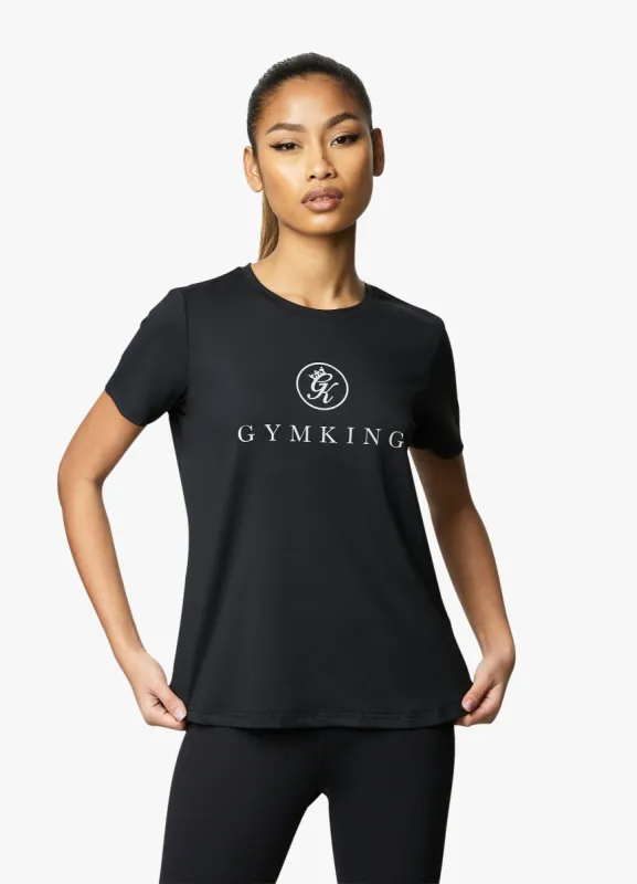 Gym King Pro Logo Tee - Black sold by The Gym King