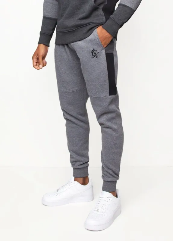 Gym King Minefield Jogger - Black/Charcoal Marl made by The Gym King