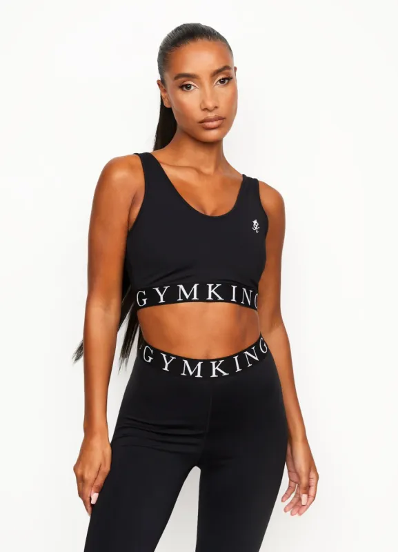 Gym King Impact Sports Bra - Black sold by The Gym King