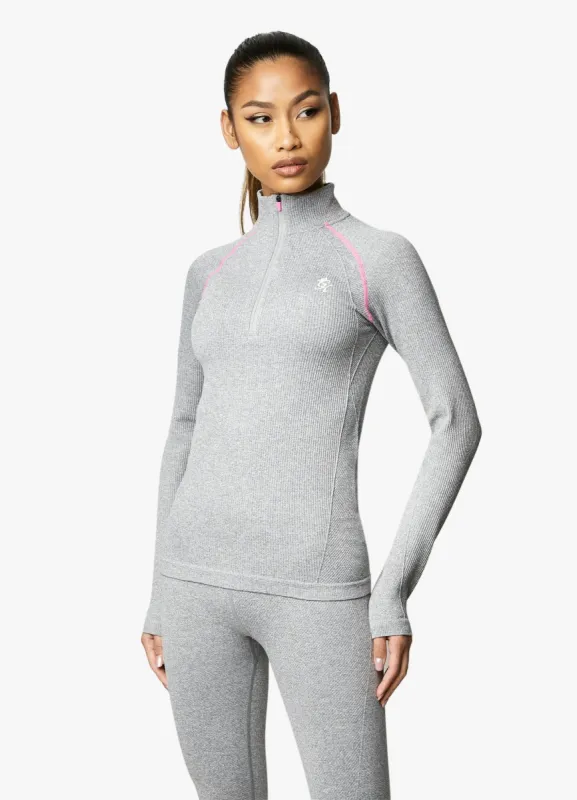 Gym King Intention Funnel - Grey Marl/Cosmic Pink sold by The Gym King