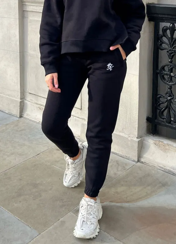 Gym King Linear Tape Fleece Jogger - Black sold by The Gym King
