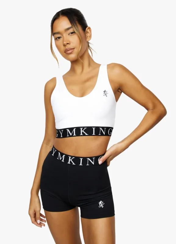 Gym King Impact Sport Bra - White sold by The Gym King