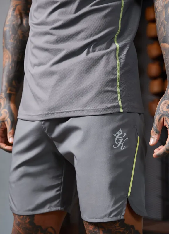 Gym King Contrast Flex Short - Fossil Grey sold by The Gym King