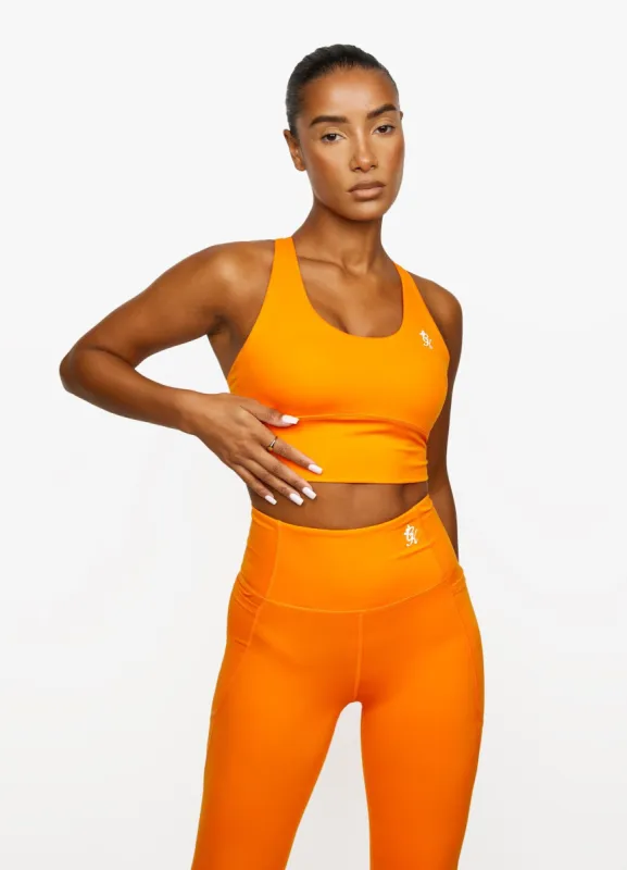 Gym King Dominate Sports Bra - Satsuma sold by The Gym King