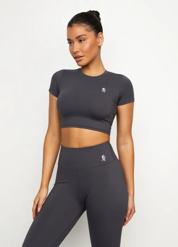 Gym King 365 Cap Sleeve Tee - Graphite sold by The Gym King