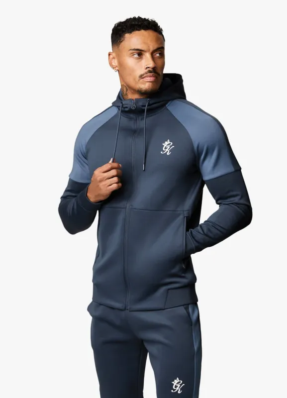 Gym King Core Plus Poly FZ Hood - Deep Blue sold by The Gym King
