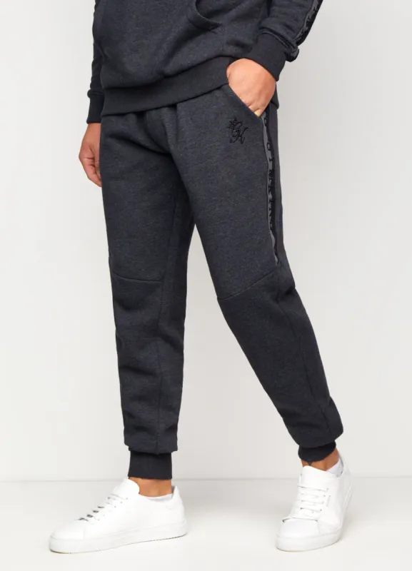 Gym King Results Jacquard Tape Jogger - Charcoal Marl sold by The Gym King