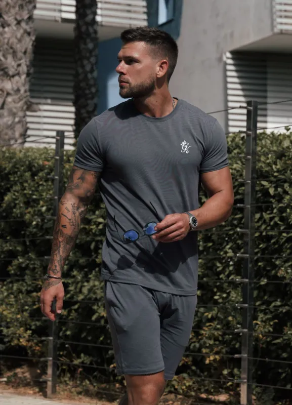 Gym King Fundamental Jersey Tee - Dark Grey sold by The Gym King