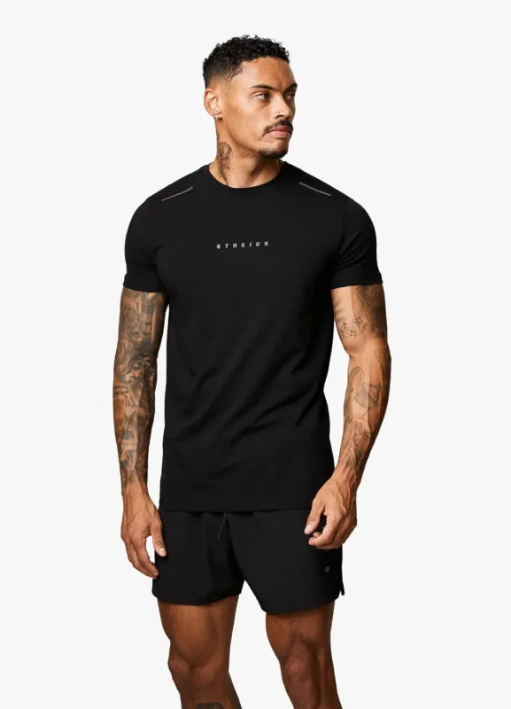 Gym King Stealth Tech Tee - Black sold by The Gym King