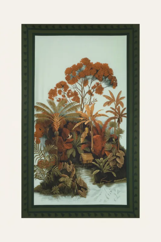 The Rainforest Journey Shawl made by Johanna Ortiz