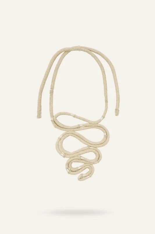 Tan Necklace made by Johanna Ortiz