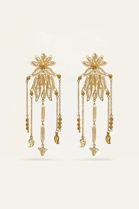 Celestial Swing Earrings made by Johanna Ortiz