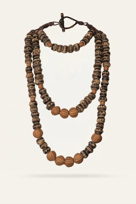 Bamboo Meets Rodeo Necklace made by Johanna Ortiz