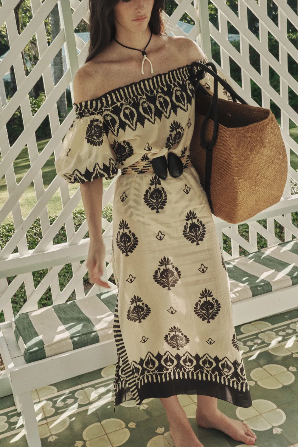 Echoes Of The Bonfire Beach Bag sold by Johanna Ortiz product image thumbnail 3