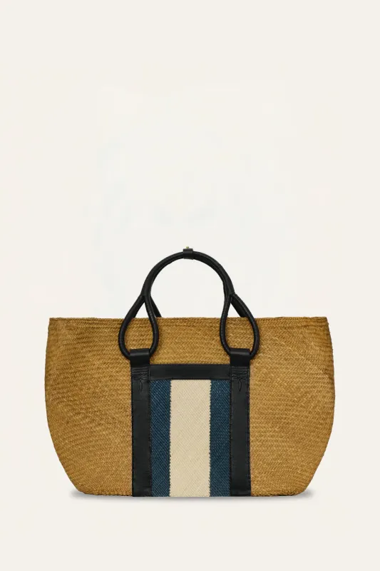 Echoes Of The Bonfire Beach Bag made by Johanna Ortiz
