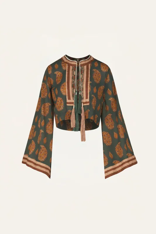 Sun Whisper Top made by Johanna Ortiz