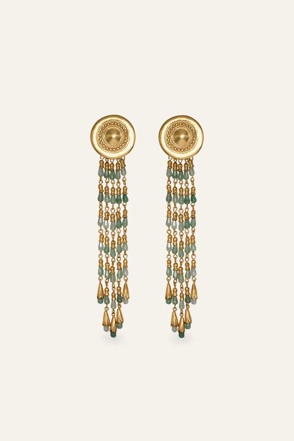 Concho Of The Dawn Earrings sold by Johanna Ortiz