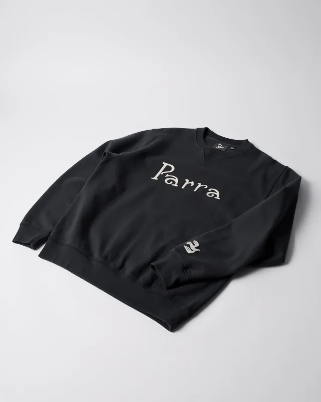 Weird trad logo crew neck sweatshirt sold by by Parra
