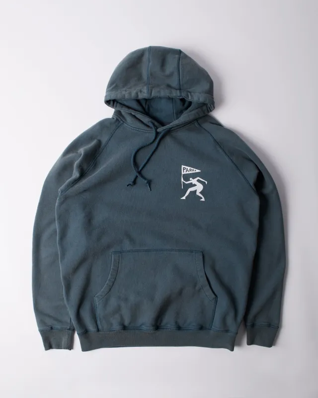 Neurotic mini flag hooded sweatshirt made by by Parra