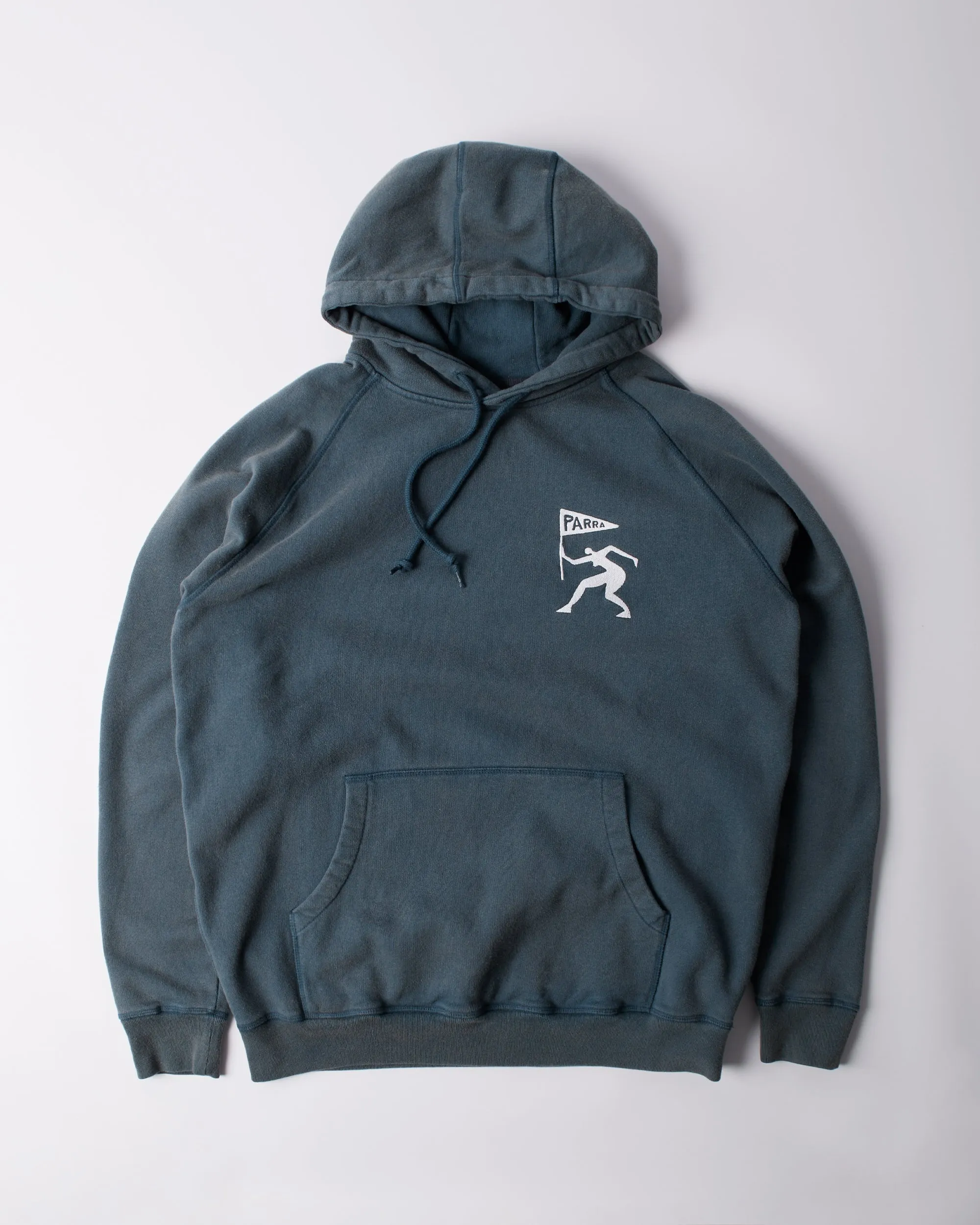 Neurotic mini flag hooded sweatshirt sold by by Parra