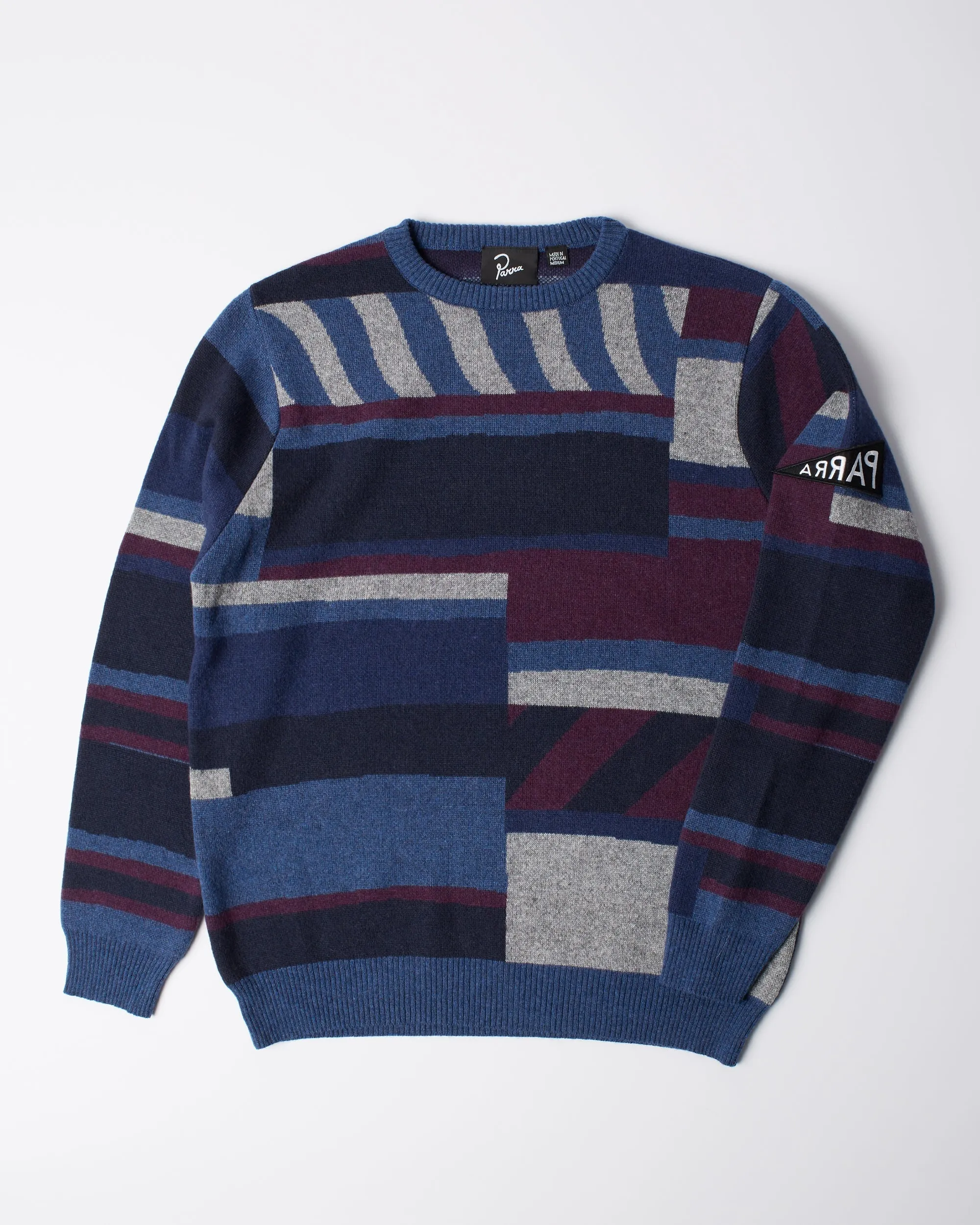 Patched your work knitted pullover sold by by Parra product image thumbnail 2