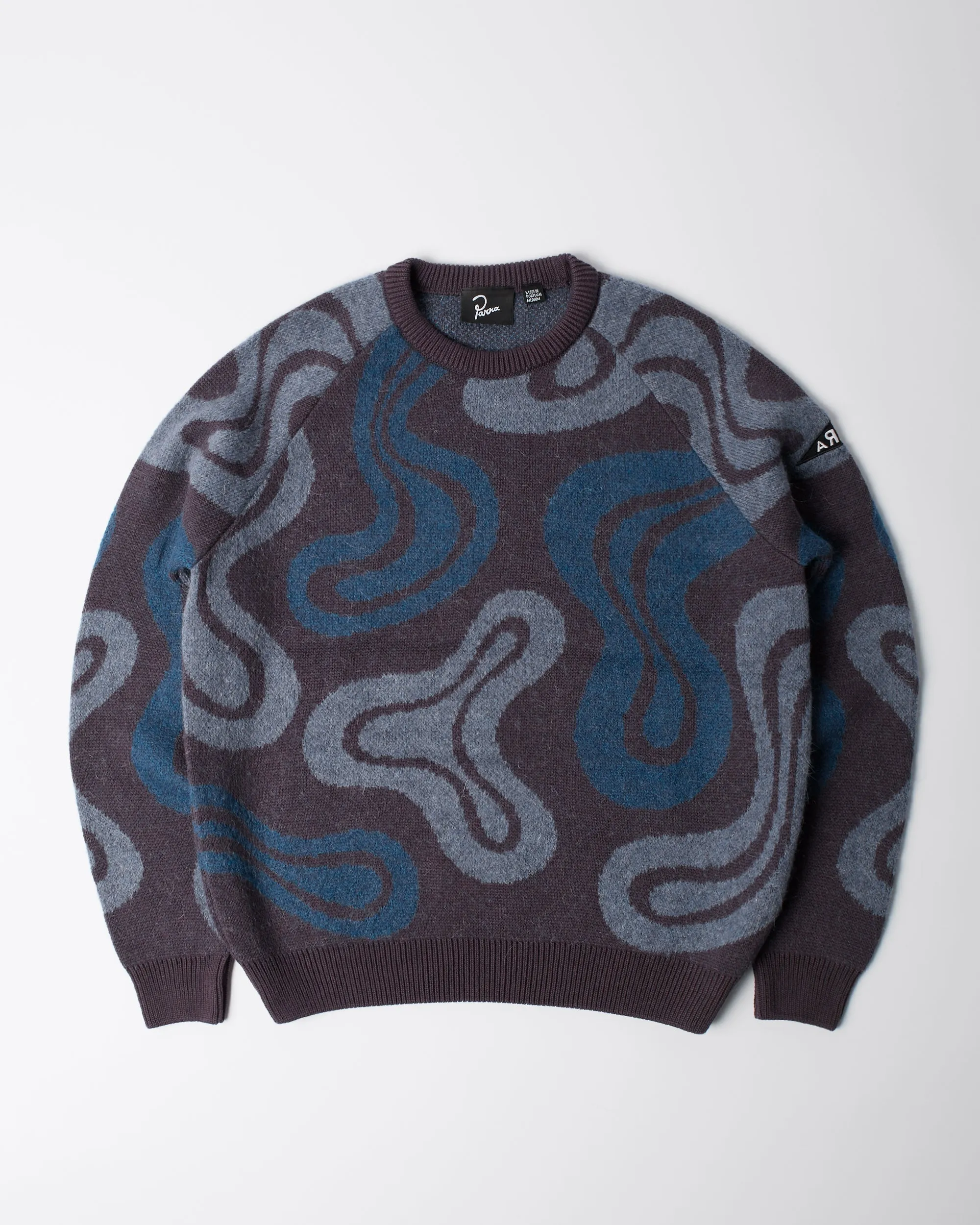 Stupid lava lamp knitted pullover sold by by Parra