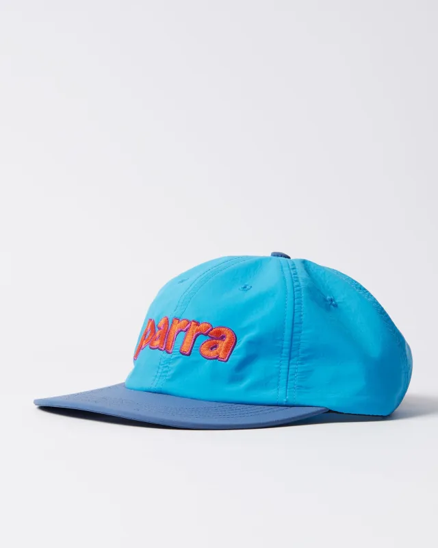 Lowercase 6 panel hat sold by by Parra