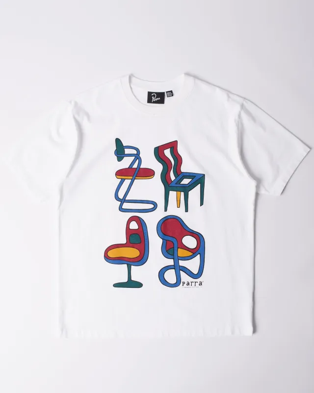 Unreasonable chairs t-shirt made by by Parra