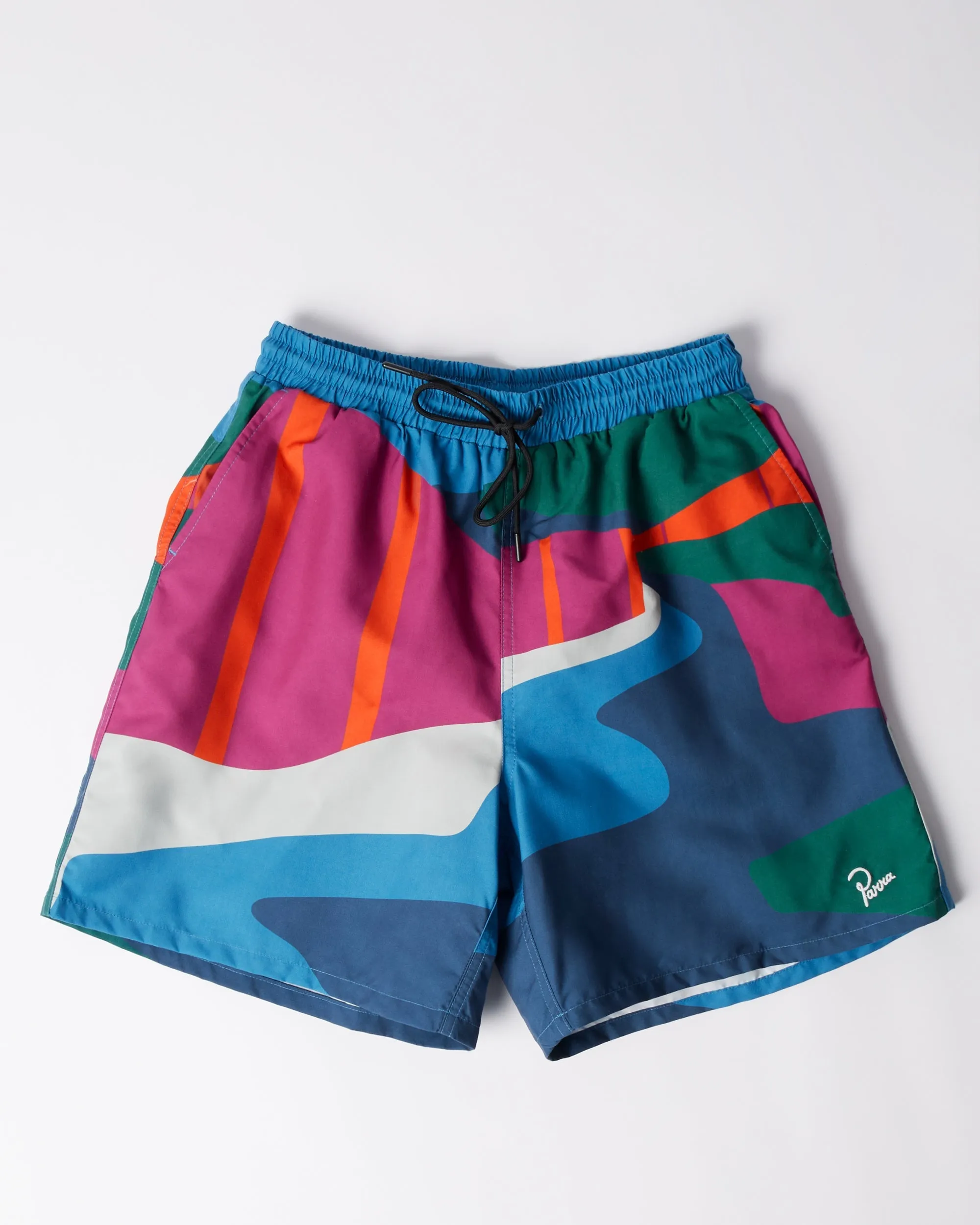 The festival fence swim shorts sold by by Parra